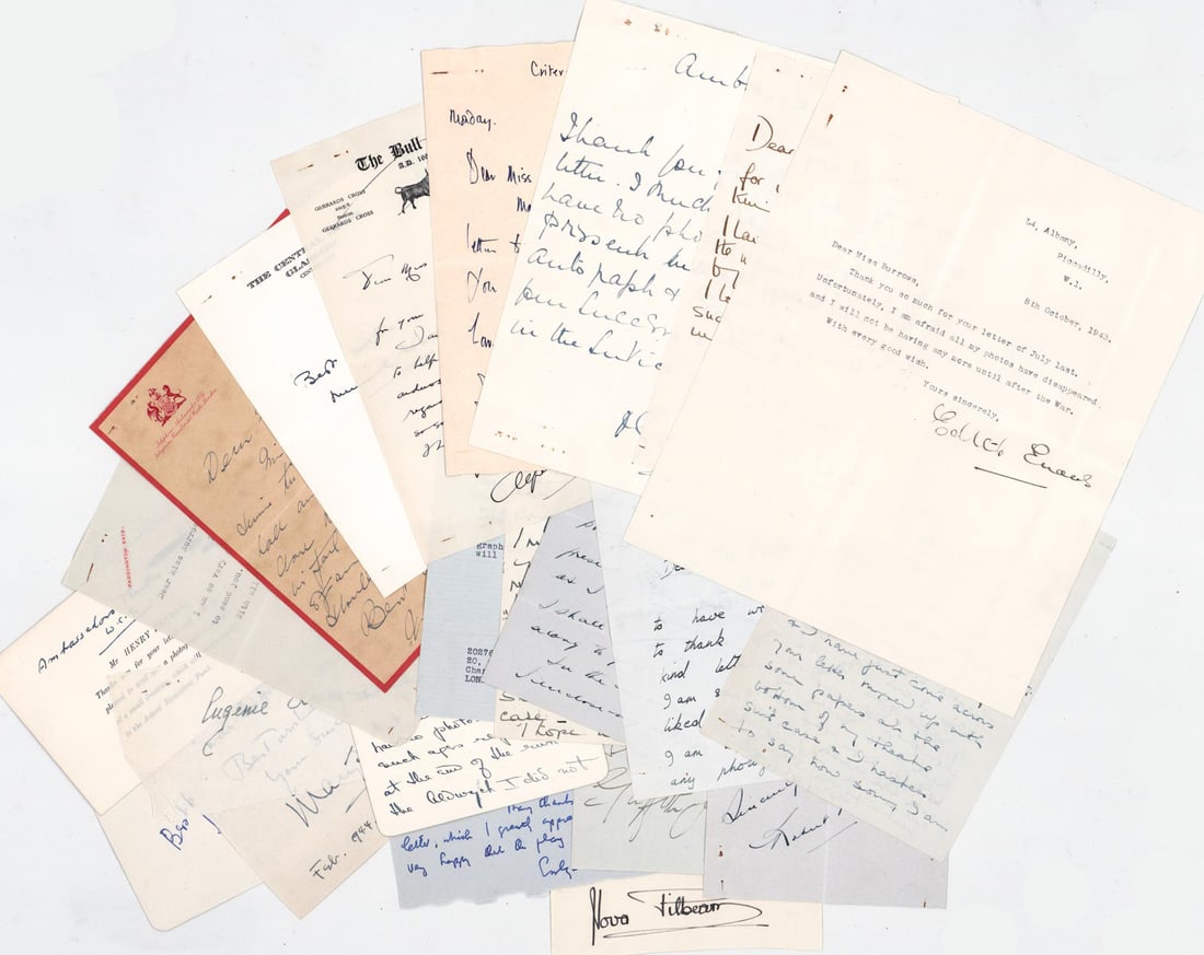 Theatres England (22) Autographs [Letters/Cuts] (1 of 15)