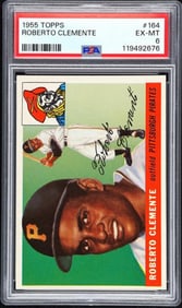 1955 Topps Roberto Clemente RC #164 PSA 6