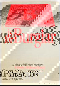 Sue Grafton - 'B' is for Burglar 1985 1st SIGNED