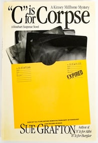 Sue Grafton: 'C' is for Corpse 1986 1st SIGNED