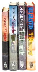 Sue Grafton (4) Kinsey Millhone Mysteries SIGNED