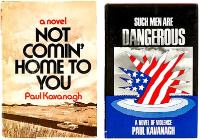 Paul Kavanagh (2) Novels [Lawrence Block SIGNED]