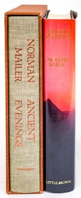 Norman Mailer (2) Ancient Evenings SIGNED