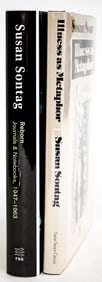 Susan Sontag (2) 1st Editions (1 SIGNED)