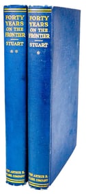 Forty Years on the Frontier by Stuart 1925 (2V)