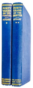 Forty Years on the Frontier by Stuart 1925 (2V)