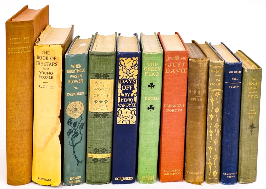 Antique (11) Assorted Topic Books (1 of 1)