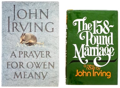 John Irving (2) Novels 1st Editions