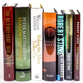 (7) First Editions [Dan Brown; Robert Stone]