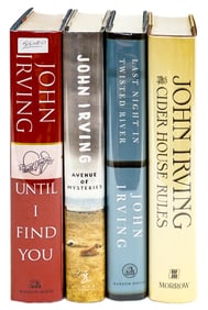 John Irving (4) First Editions SIGNED