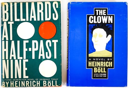 Heinrich Boll (2) First American Edition Books