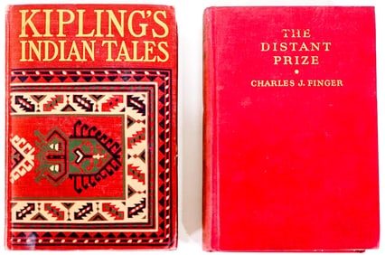 Vintage / Antique (2) Books [Charles J. Finger]