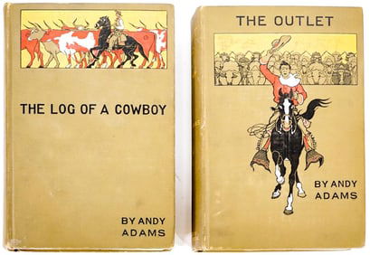 Andy Adams (2) 1st Edition Books