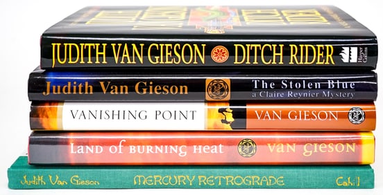 Judith Van Gieson (4) SIGNED (1) SEALED 1ST's