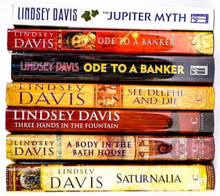 Lindsey Davis First Editions-Several SIGNED