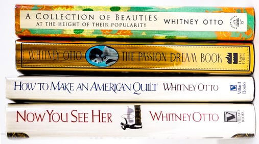 Whitney Otto SIGNED First Edition Books (4)