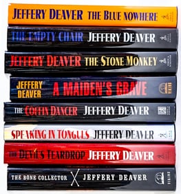 Jeffrey Deaver SIGNED First Editions