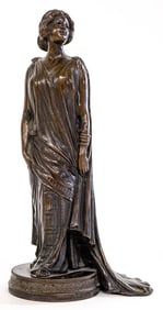 A Signed Antique Bronze
