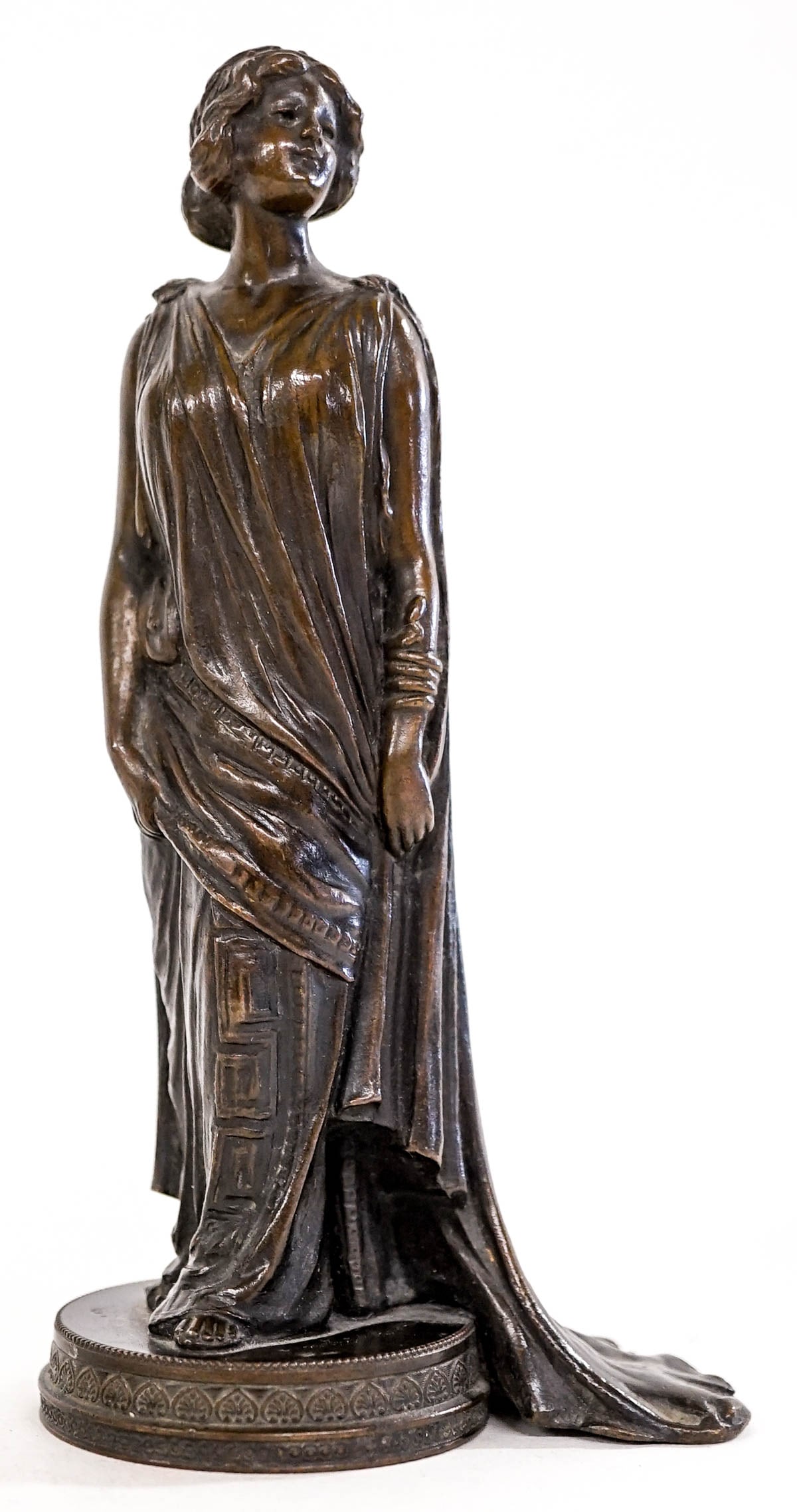 A Signed Antique Bronze