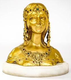 Theophile Somme Julia Art Nouveau Bust
