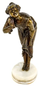 An Antique Bronze of Woman