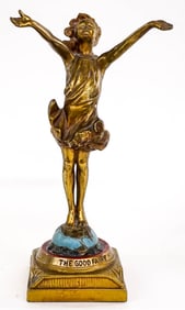 The Good Fairy Armor Bronze Clad Statue