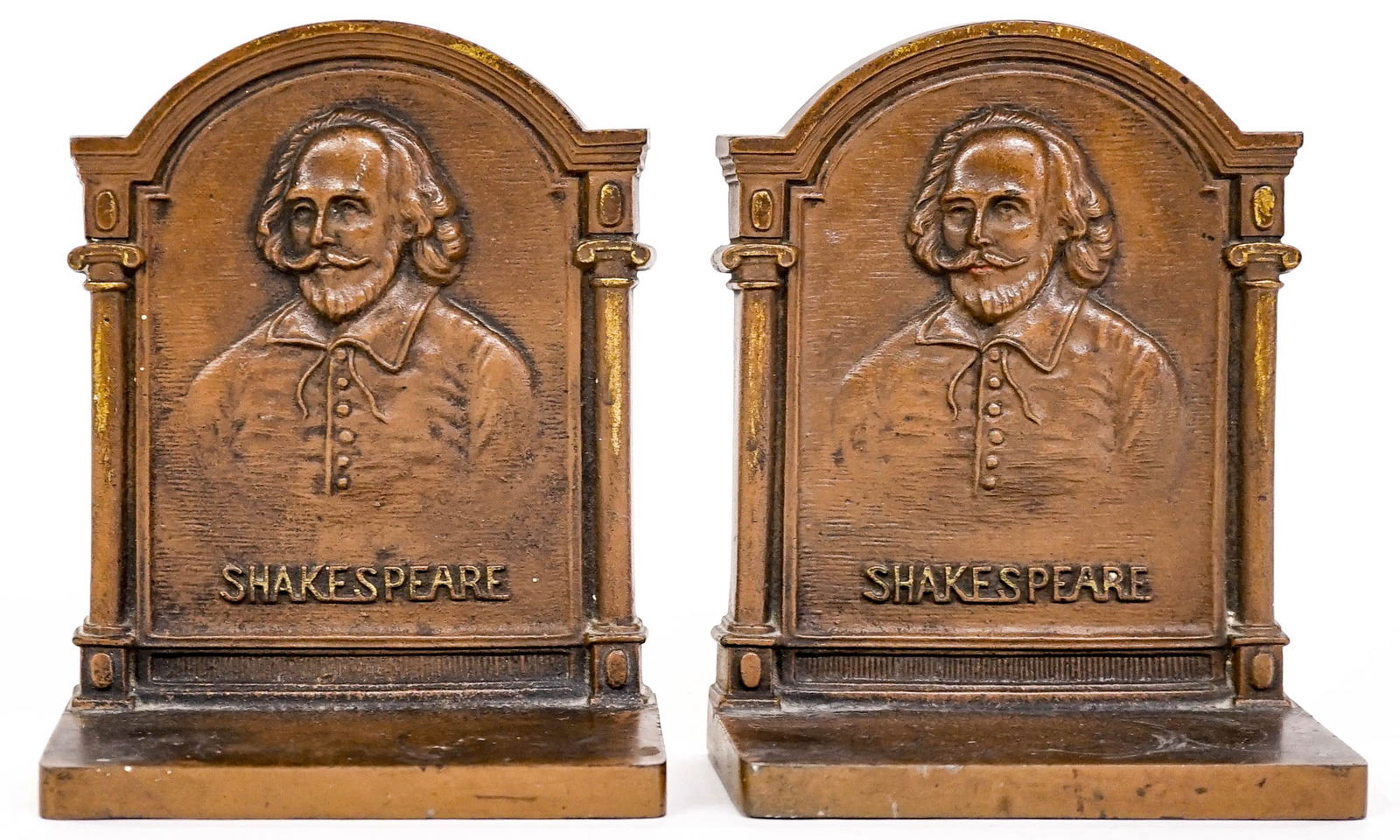 Shakespeare by Bradley & Hubbard Bookends (1 of 3)