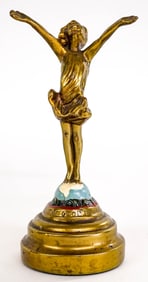 The Good Fairy Armor Bronze Clad Statue