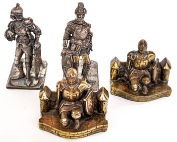 Knight Bookends (Two Pairs)