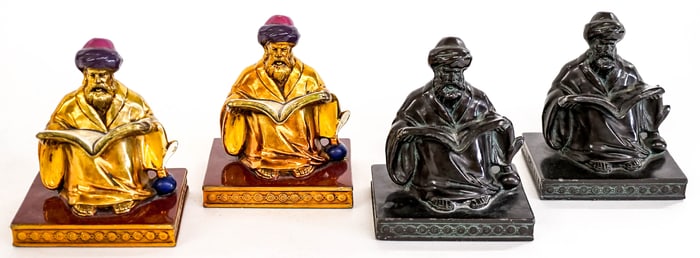 Two L.V. Aronson Bookends