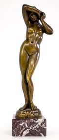 Bronze of Nude Woman (Unsigned)