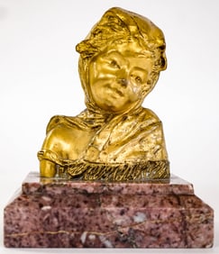 Charlotte Monginot (1872-1962) Signed Bronze