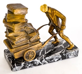 Rare J.B. Hirsch Bookend [Bookseller]