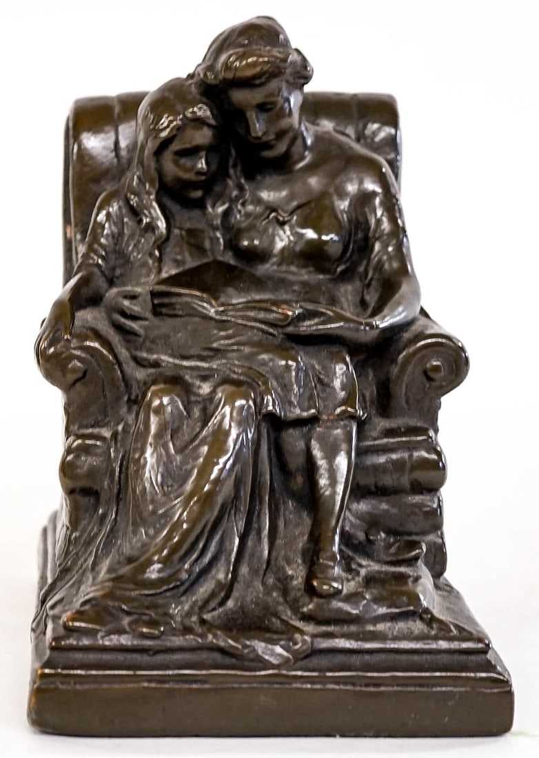 Armor Bronze Clad Bookend [Motherhood] (1 of 6)