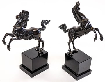 After Jean De Boulogne Pair of Tall Bookends