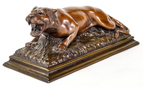 Henry Bronze or Clad Single Bookend [Lion]