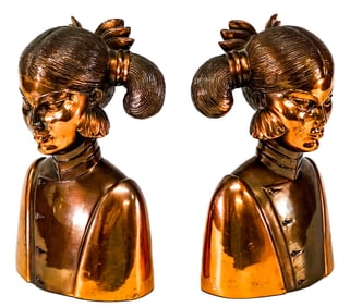 Champion Products Copper Clad Pair Bookends