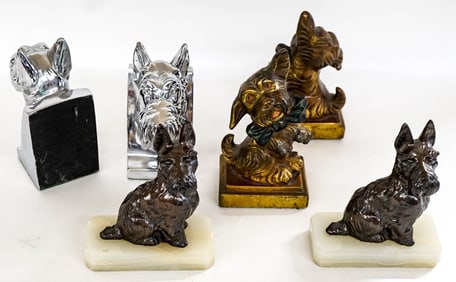 [Dogs, Scottie Dogs] Vintage & Antique Bookends