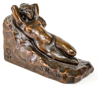 Salvatore Morani Bronze Clad Bookend [Nude]
