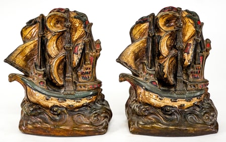 Armor Bronze Clad Pair Bookends-Invincible Armada