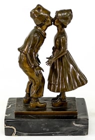 S. Schwalenberg Solid Bronze 'Dutch Couple'