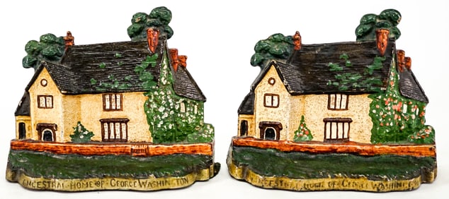 Sulgrave Manor Pair Bookends [George Washington]