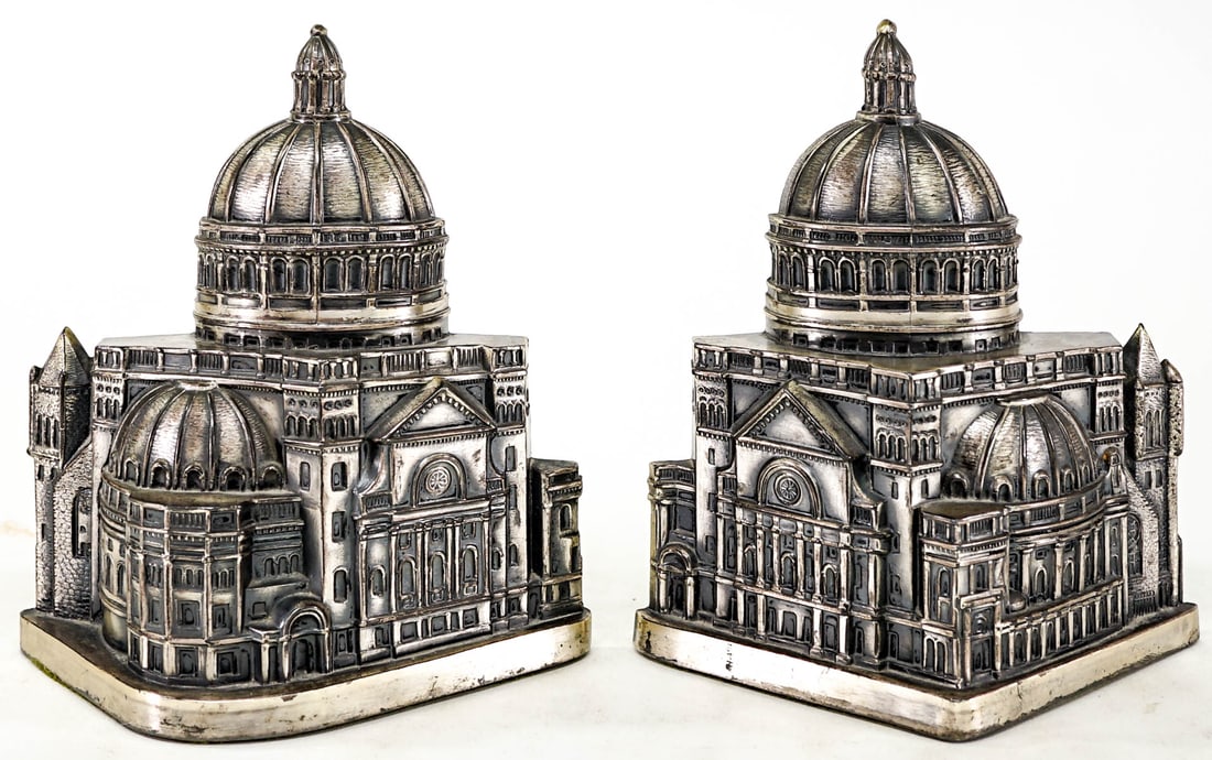 Church of Christ Scientist Bookends Silverplate (1 of 6)
