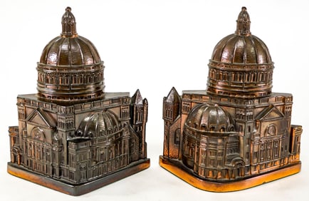 CHRISTIAN SCIENCE CHURCH Pair Bookends