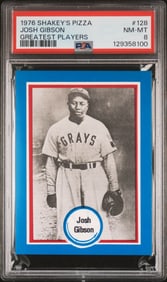 Josh Gibson 1976 Shakey's Pizza #128 PSA 8
