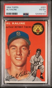 Al Kaline 1954 Topps #201 PSA 4 VG-EX