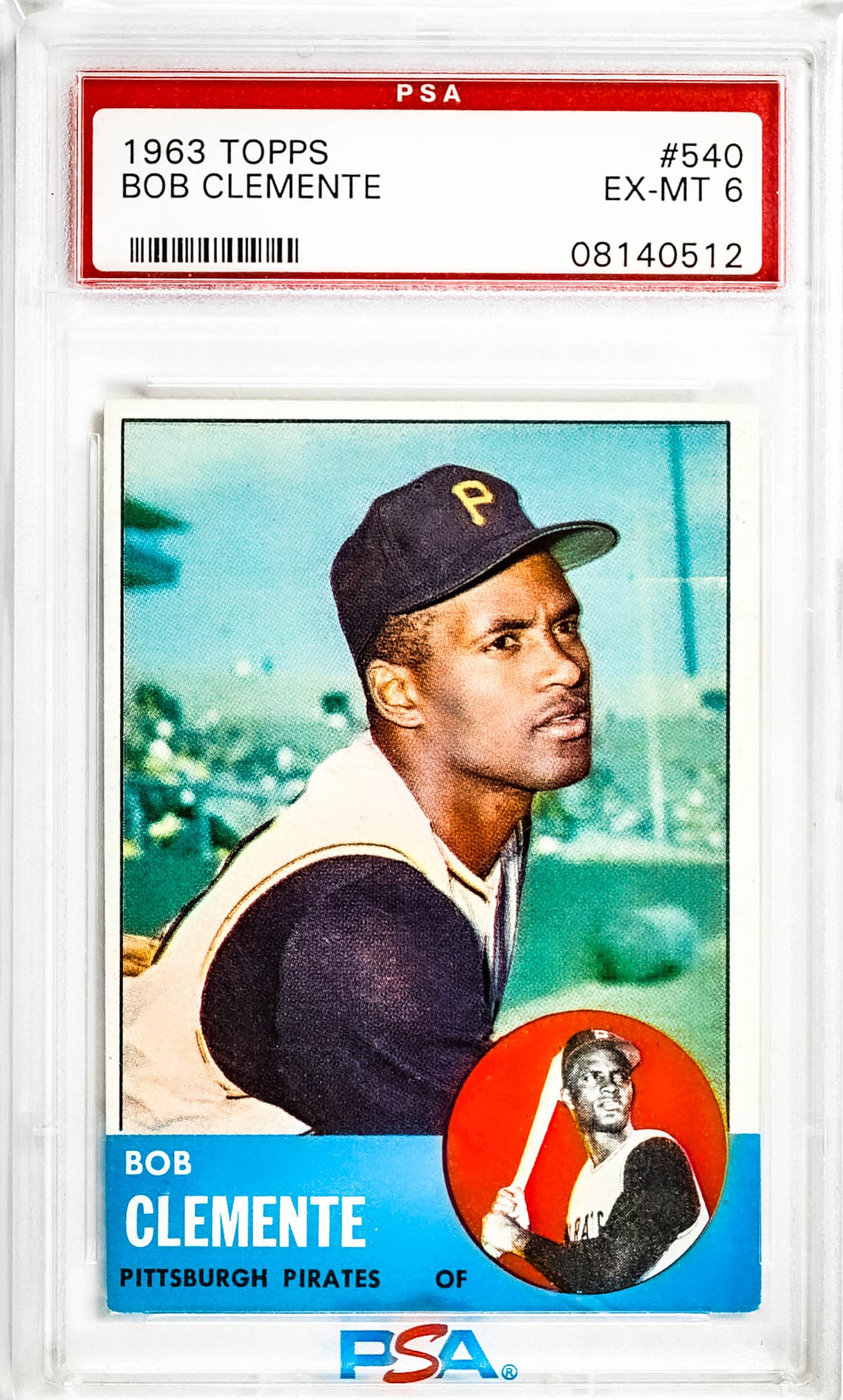 Roberto Clemente 1962 Topps #10 PSA 6 (1 of 2)