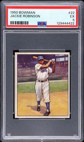 Jackie Robinson 1950 Bowman #22 PSA 5