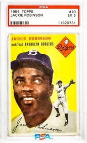 Jackie Robinson 1954 Topps #10 PSA 5