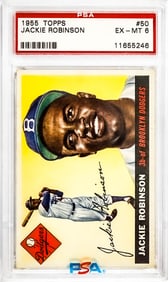 Jackie Robinson 1955 Topps #50 PSA 6